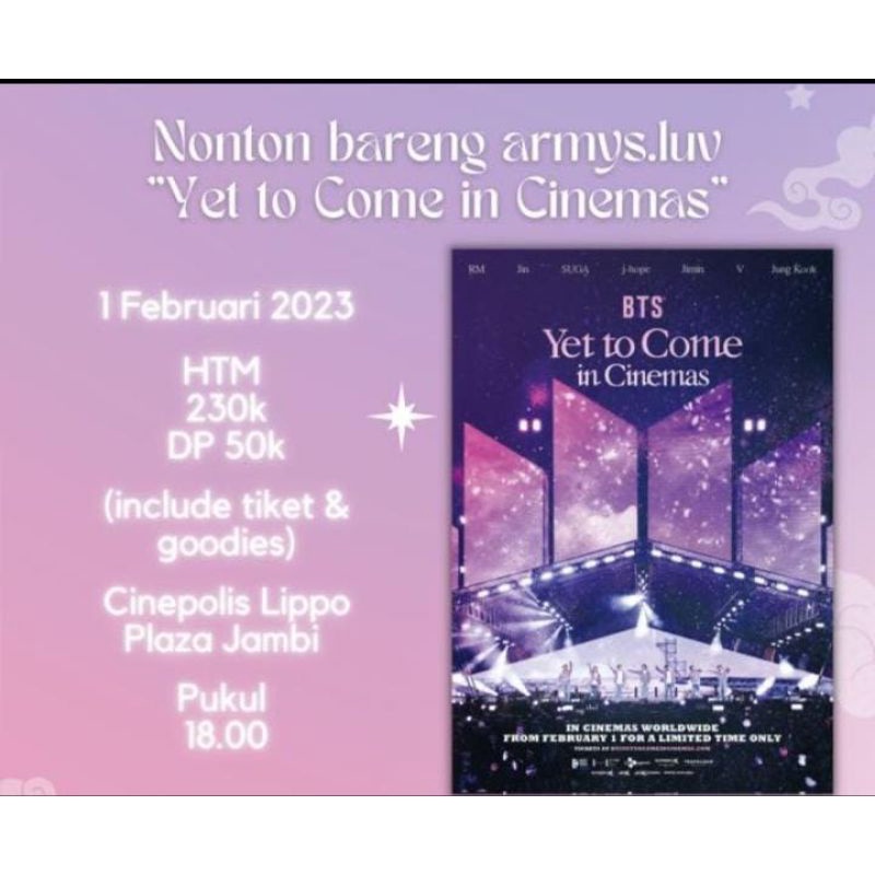 Tiket Nobar YTC CGV