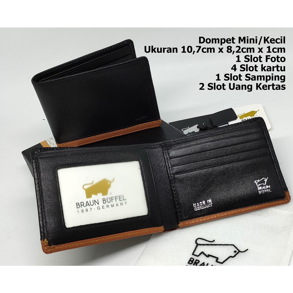 Dompet Pria Kulit BB 237 Small Dompet Mini Kecil dan Minimalis