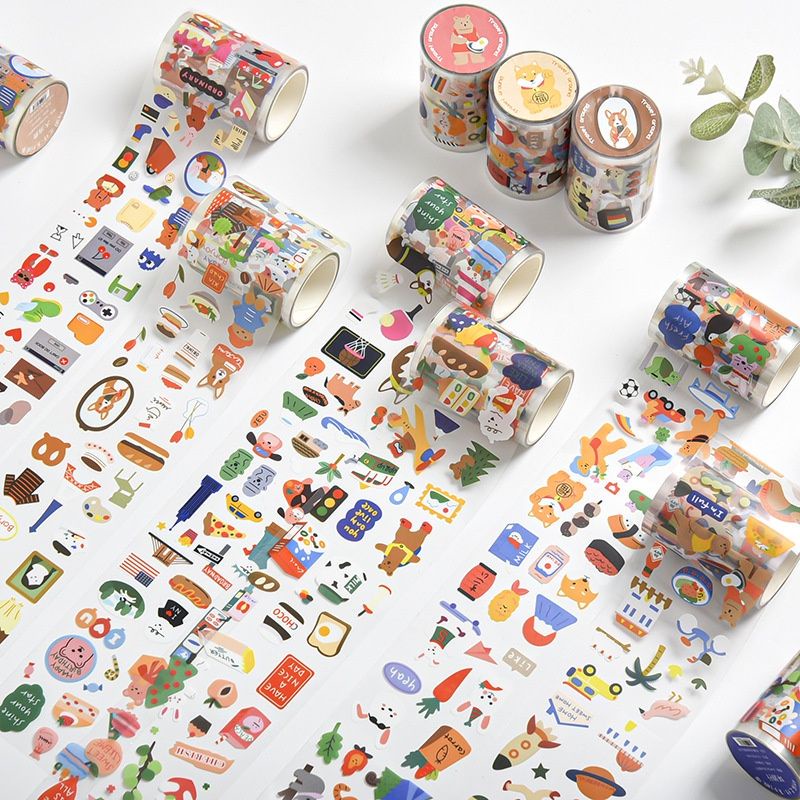 

Holaa Joy - 200 Pcs Motif Lucu Washi Tape Masking Tape Jurnal Pelengkapan Alat Tulis Sekolah