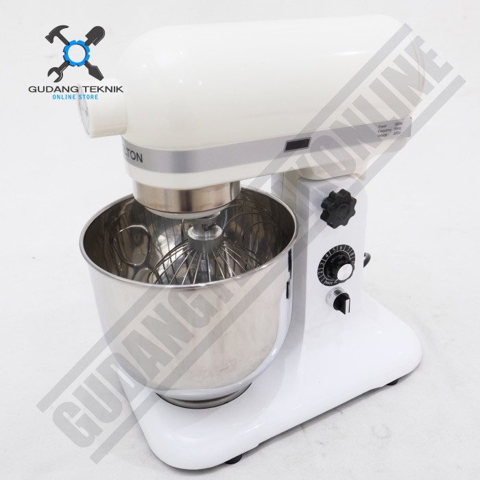 Mesin Mixer Listrik Adonan Kue Roti 300 Watt B7 CARLTON / Mesin Mixer Electric Gilingan Pengaduk Adonan Makanan B7 CARLTON