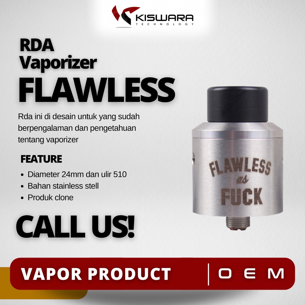 Flawless Fuck Clone 24 RDA Atomizer SILVER