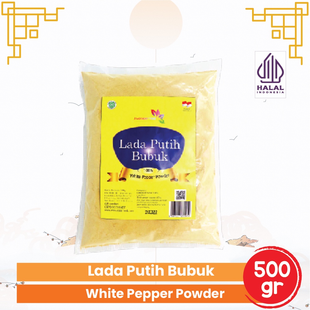 

KC. LADA PUTIH BUBUK / WHITE PEPPER POWDER 500 GRAM