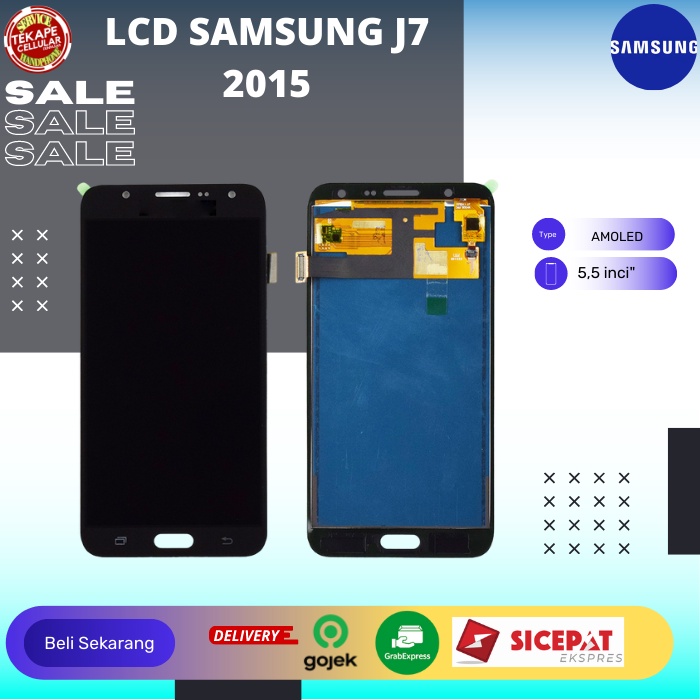 Lcd samsung j7 2015 bergaransi