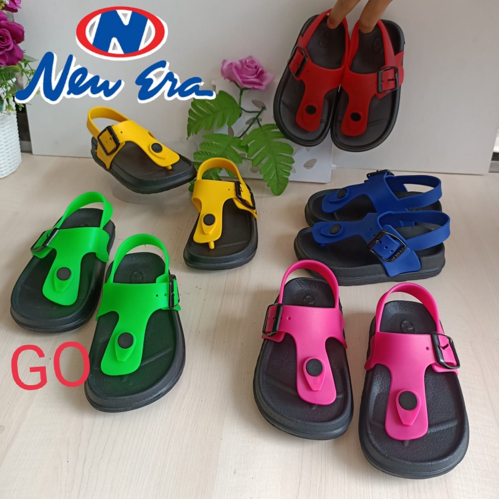 BB NEW ERA BB/KC-CNC 20151 Sandal Japit Anak Laki Laki Tali Belakang Karet Original