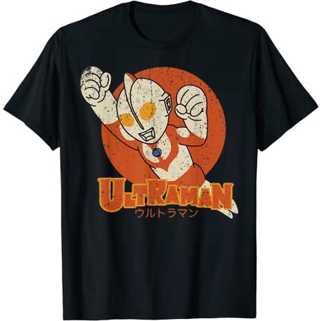 Baju Kaos Dewasa Vintage Kawaii Ultraman T-Shirt