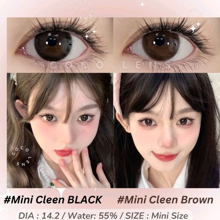 SOFTLENS KITTY KAWAII MINI CLEEN BROWN NORMAL MINUS ORIGINAL SOFTLEN MINUS TINGGI s.d -10.00