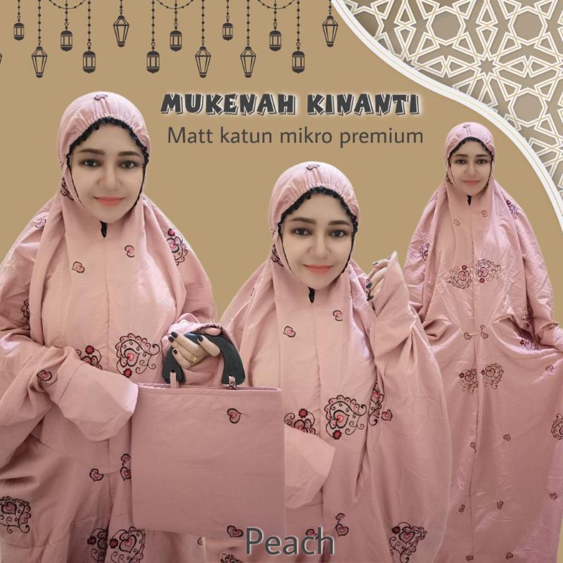 MUKENA KINTANTI TERUSAN KATUN MIKRO PREMIUM