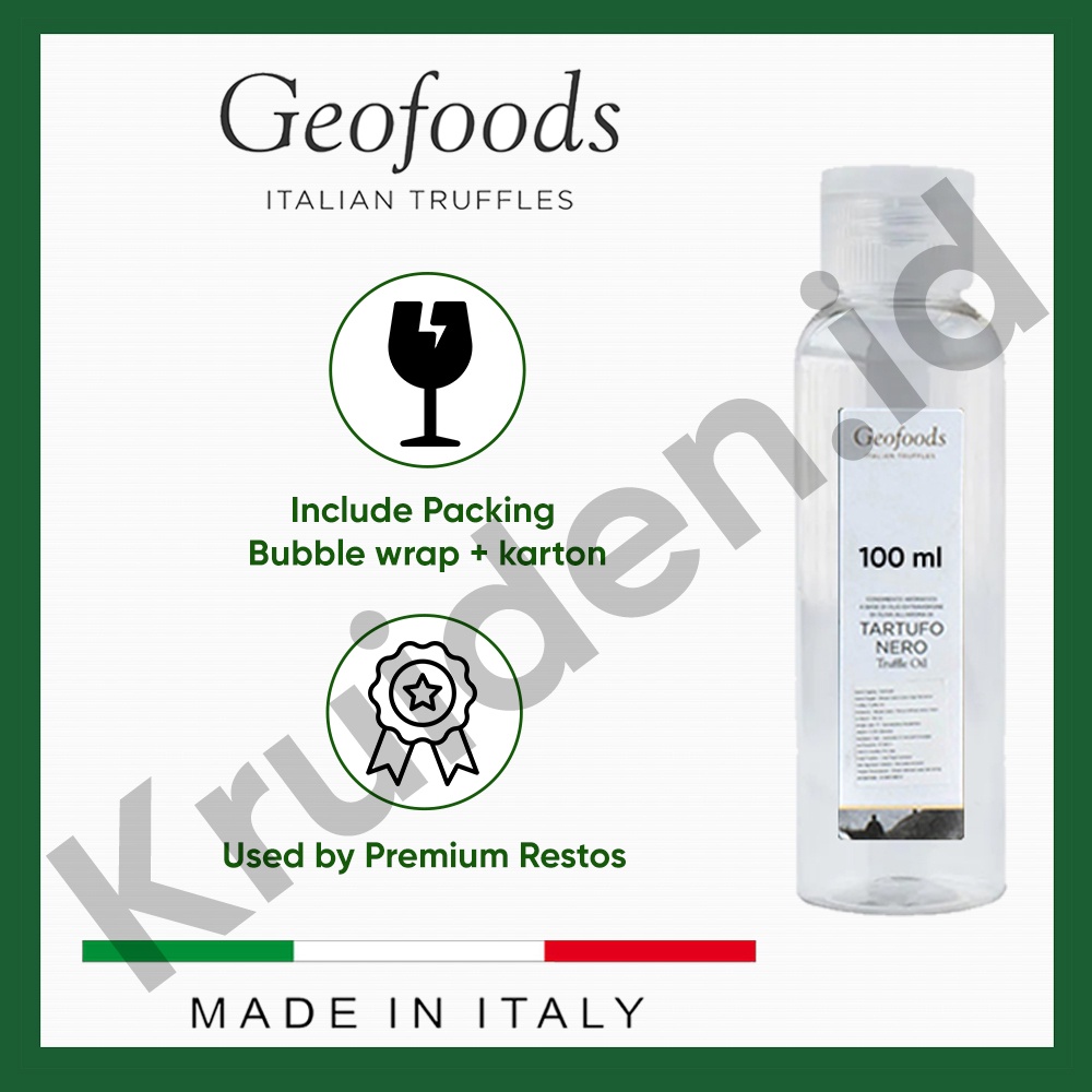 

Repack 100 ml Geofoods Black Truffle Oil imported Italy Tartufo Nero