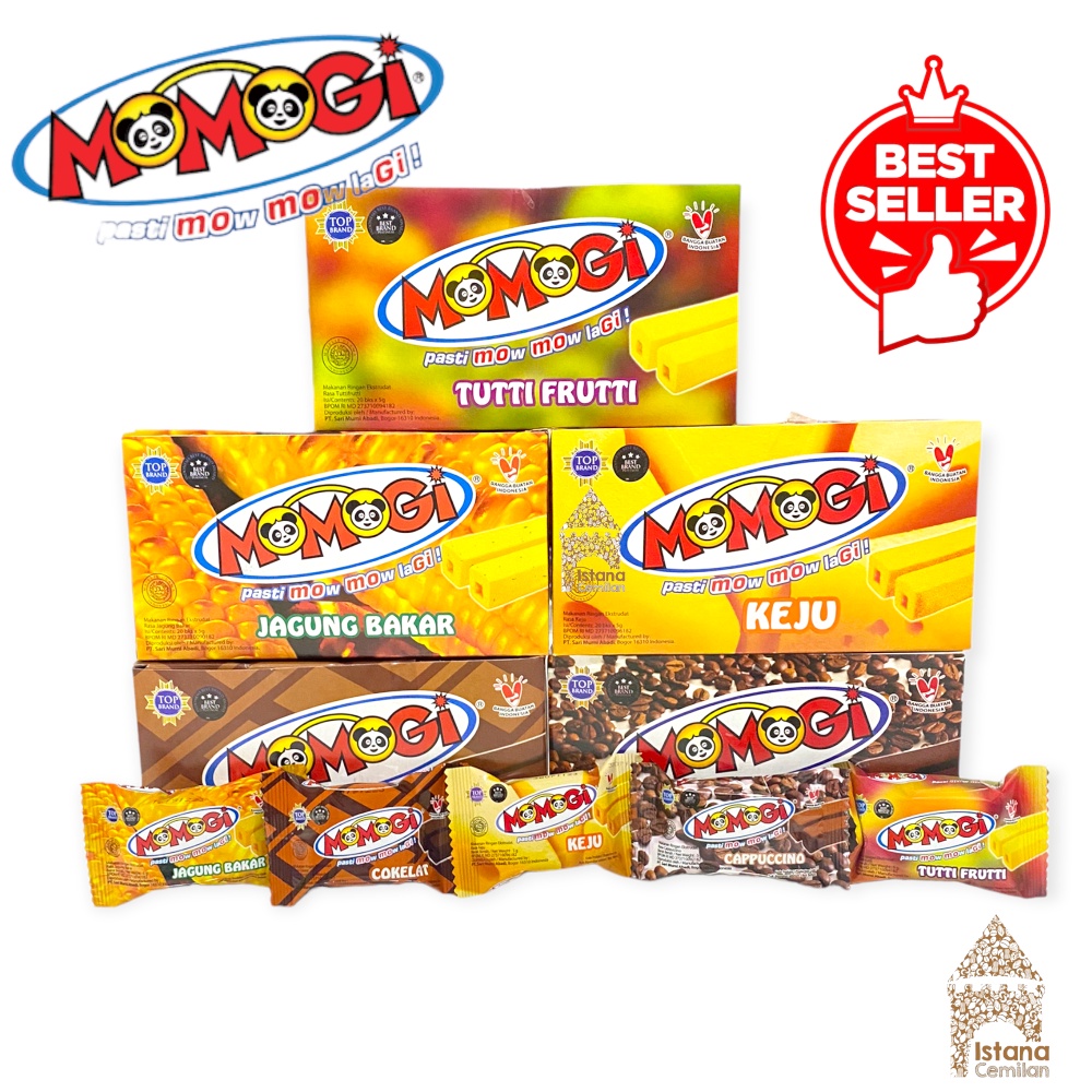 Momogi Stick Snack Ekstrudat BOX (Isi 20 Pcs) Istana Cemilan