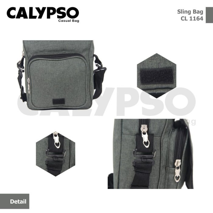 [KLIKTAS] Tas Slempang kotak Pria CALYPSO - CL 1164 - Sling bag formal