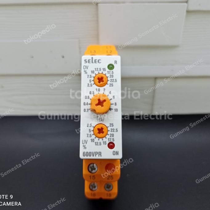 SELEC VOLTAGE PROTECTION RELAY 600VPR VPR PROTEKSI TEGANGAN PFR
