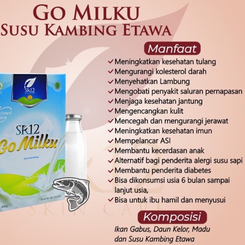 GOMILKU SR12 SUSU HERBAL ETAWA ALAMI MENYEHATKAN - Cokelat 600gr VARIAN RASA PROMO