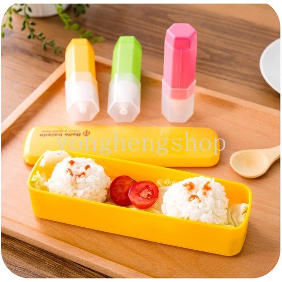 3 Pcs / set Pena Lukis Kue / Biskuit / Roti / Selai / Saus / Salad / Bento DIY Portable Untuk Anak