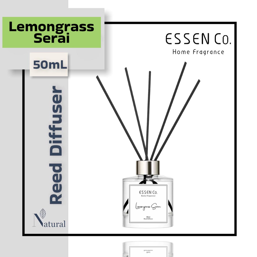 Essen Co Reed Diffuser Aromatherapy Pengharum Pewangi Ruangan Aromaterapi 50ml