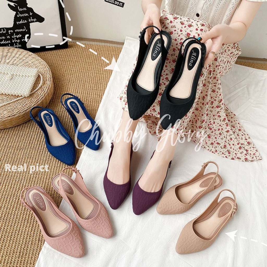 Chubby Glory SD2218 Sepatu jelly wanita sepatu flat wanita import flat shoes sepatu jelly wanita import size 36-41