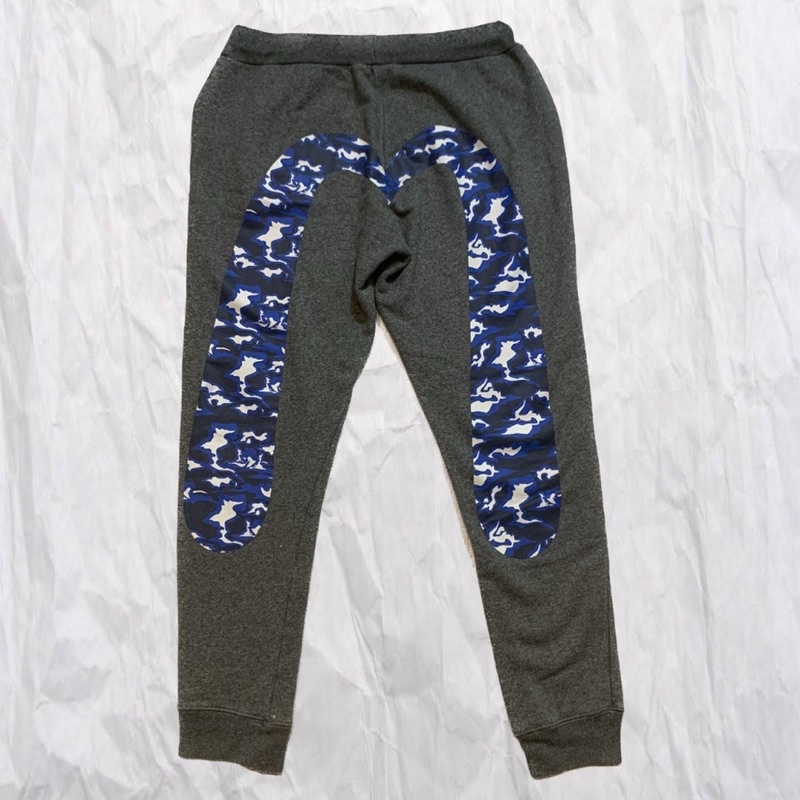 Evisu Big Logo Jogger Pants - Thrift Item