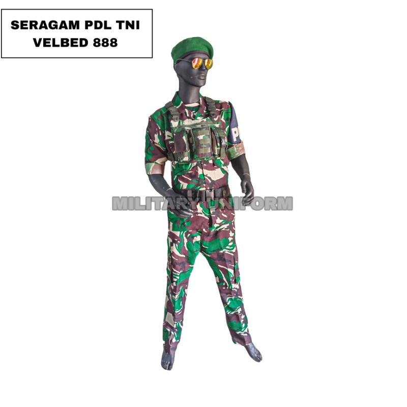 SERAGAM PDL TNI , SERAGAM PDL VELBET WOOL, PRODUKSI RJL (RAJA LORENG) SERAGAM LAPANGAN TNI