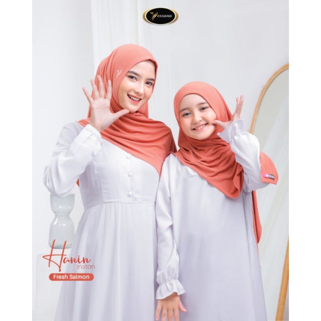 Jilbab Pashmina Oval Couple Hanin By Yessana