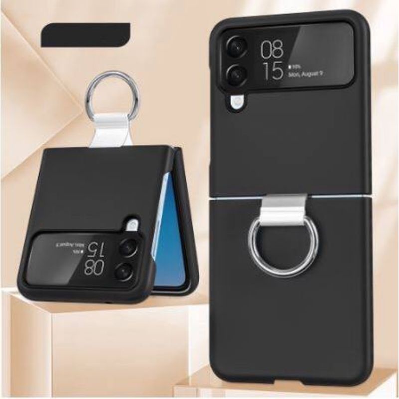 Case Samsung Galaxy Z Flip 4 Flip4 5G Casing Matte Doff Shockproof Ring Holder