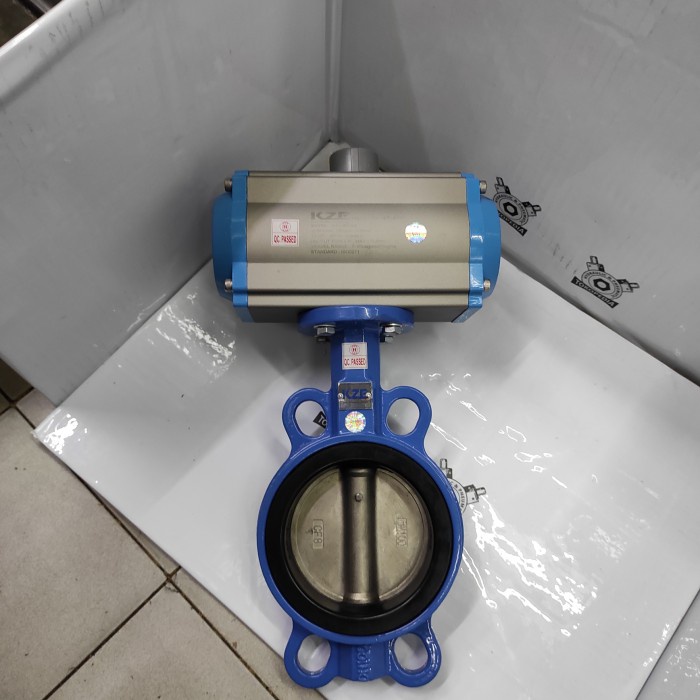 Pneumatic Pneumatic Actuator Butterfly Valve 4" Inch Solenoid Valve