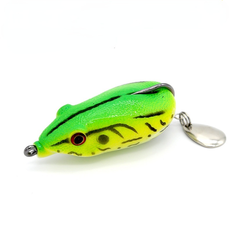 Umpan Katak Casting Pemikat Kodok Pancing 5.5cm 14g Single Hook Soft Bait Lure Jump Frog Lure