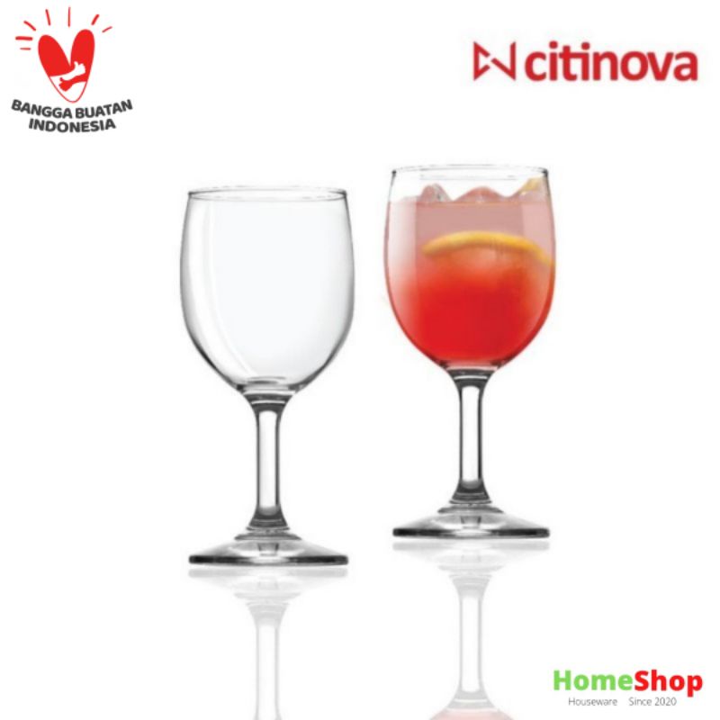 GELAS KACA CITINOVA SPRING 340ML | GELAS JUICE | GELAS WINE