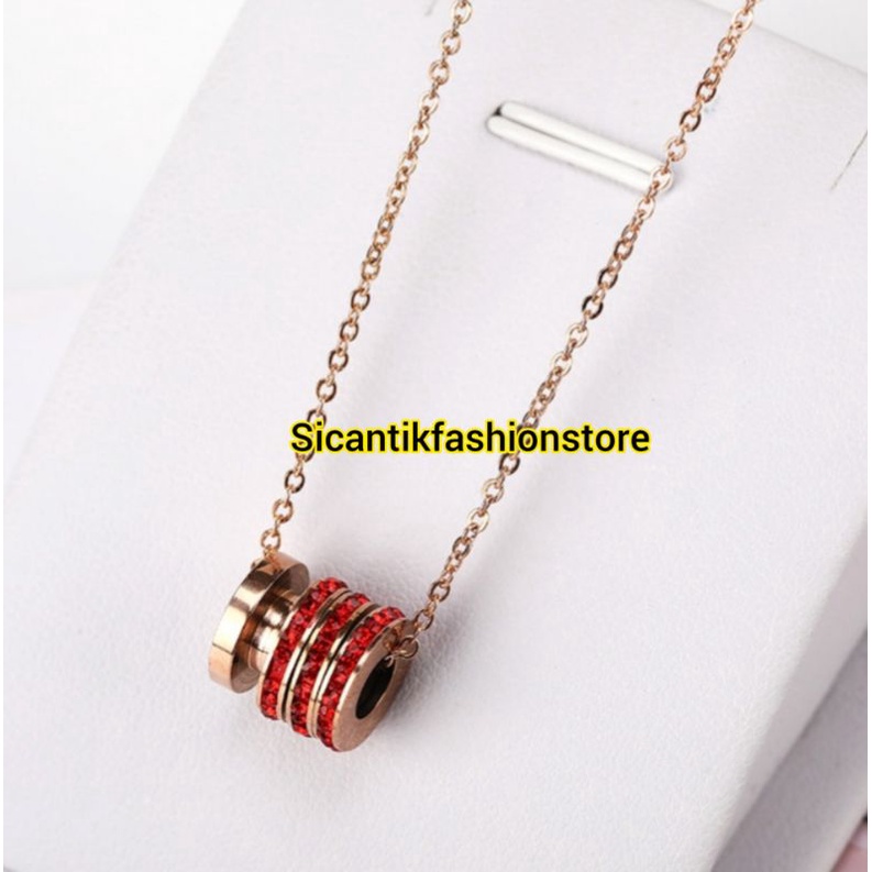 Kalung Titanium Fashion Wanita Anti Karat Selamanya Kalung Titanium Trending Asli Titanium Fashion Style Wanita Korea