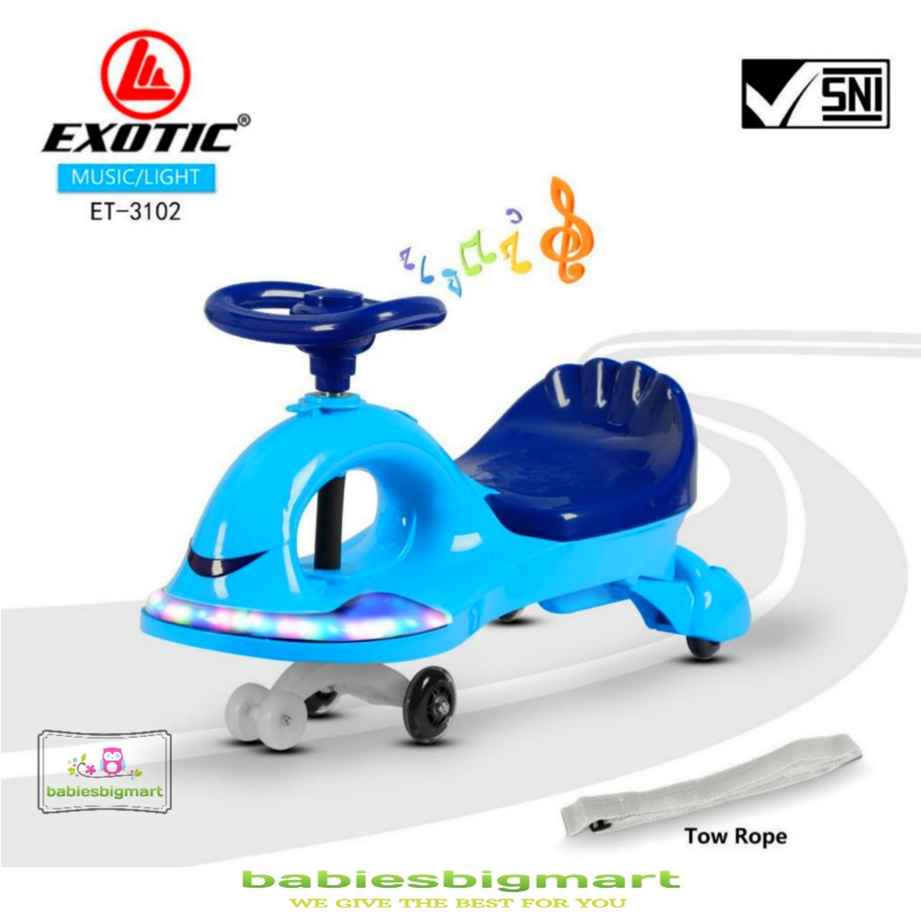 Mainan anak Swing Car mode Ride On Exotic ET 3102