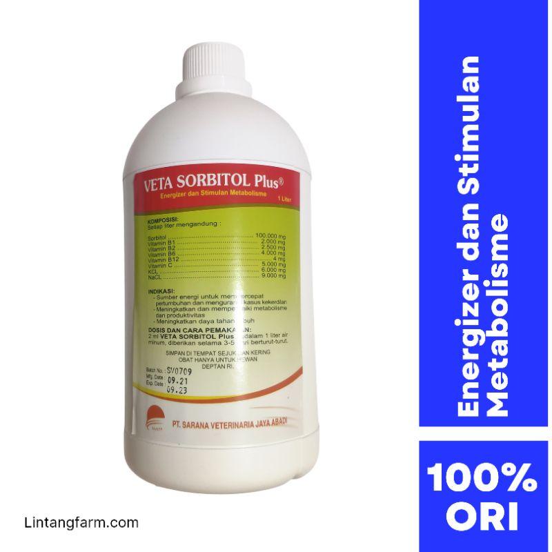 Sorbitol Plus - Veta Sorbitol Plus 1 Liter - Sorbitol Untuk Ternak - Sorbitol Ayam Kualitas Terbaik