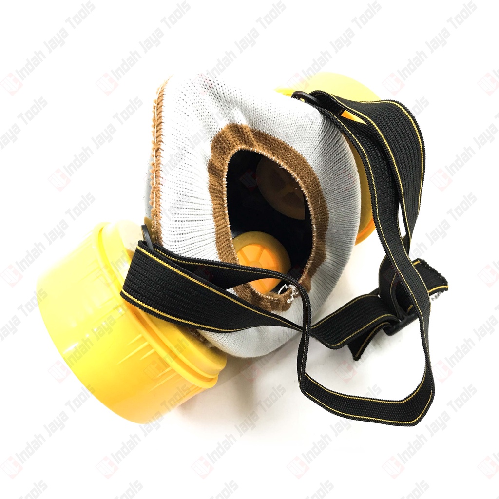 Masker Obat Double GOSAVE NP 306 / Tabung Ganda / Chemical Respirator