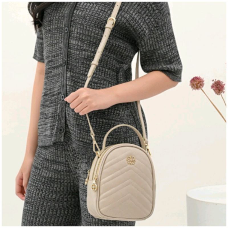 Tas Travel Les Catino Paris Passy Top Handle V Quilted Silver Grey/7