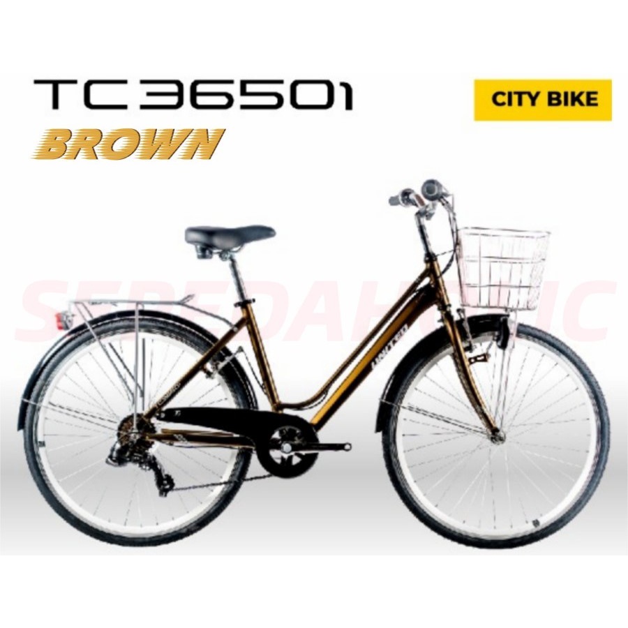Sepeda Keranjang Dewasa UNITED TC 3650i Alloy Shimano 7 Speed 26 Inch