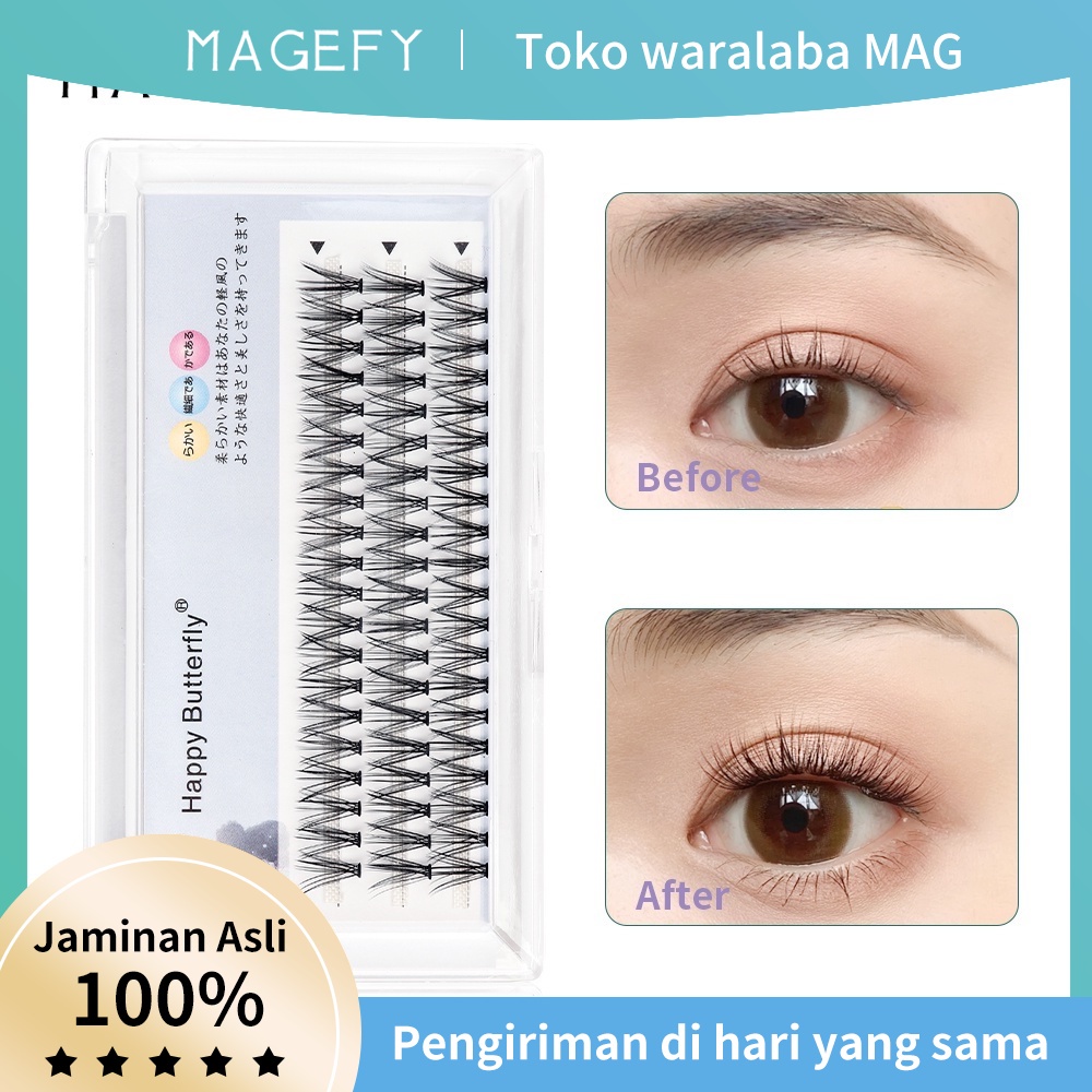 Bulu Mata Tanam Eyelash Extension EXTRA 7163-10P/10mm Kecantikan Set