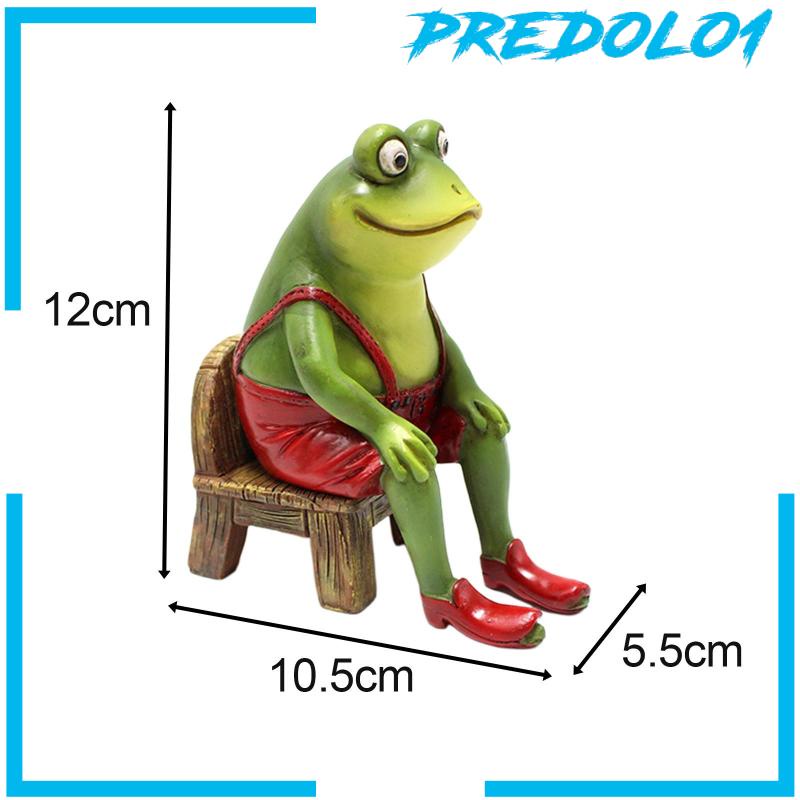 [Predolo1] Patung Kodok Bahan Resin Model Kerajinan Untuk Rumah Ruang Tamu