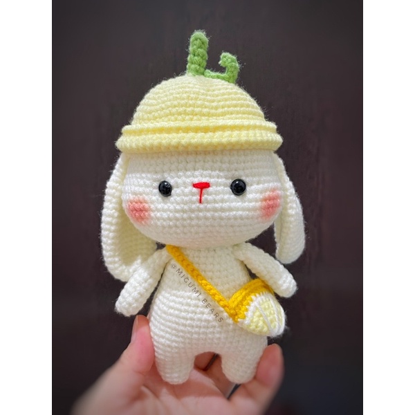 Boneka amigurumi Bunny Lemon 21cm