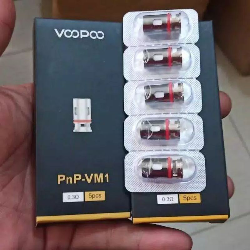 Terbaru full Sett COD VM1 Coil Vinci PnP 0.3 Ohm by Voopoo harga 1 biji koil Promo