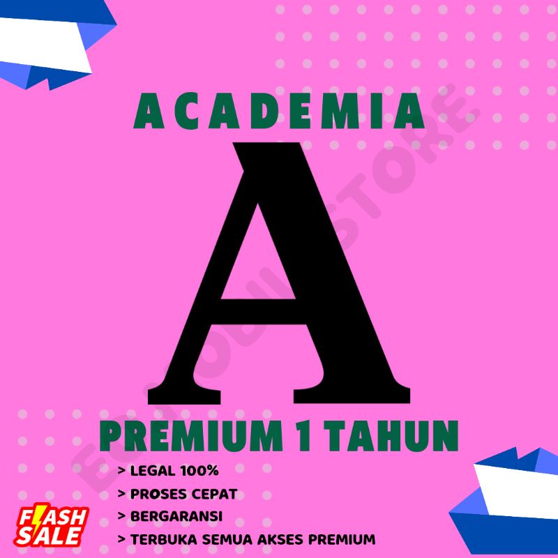ACADEMIA.EDU 1 TAHUN PREMIUM (TERMURAH)