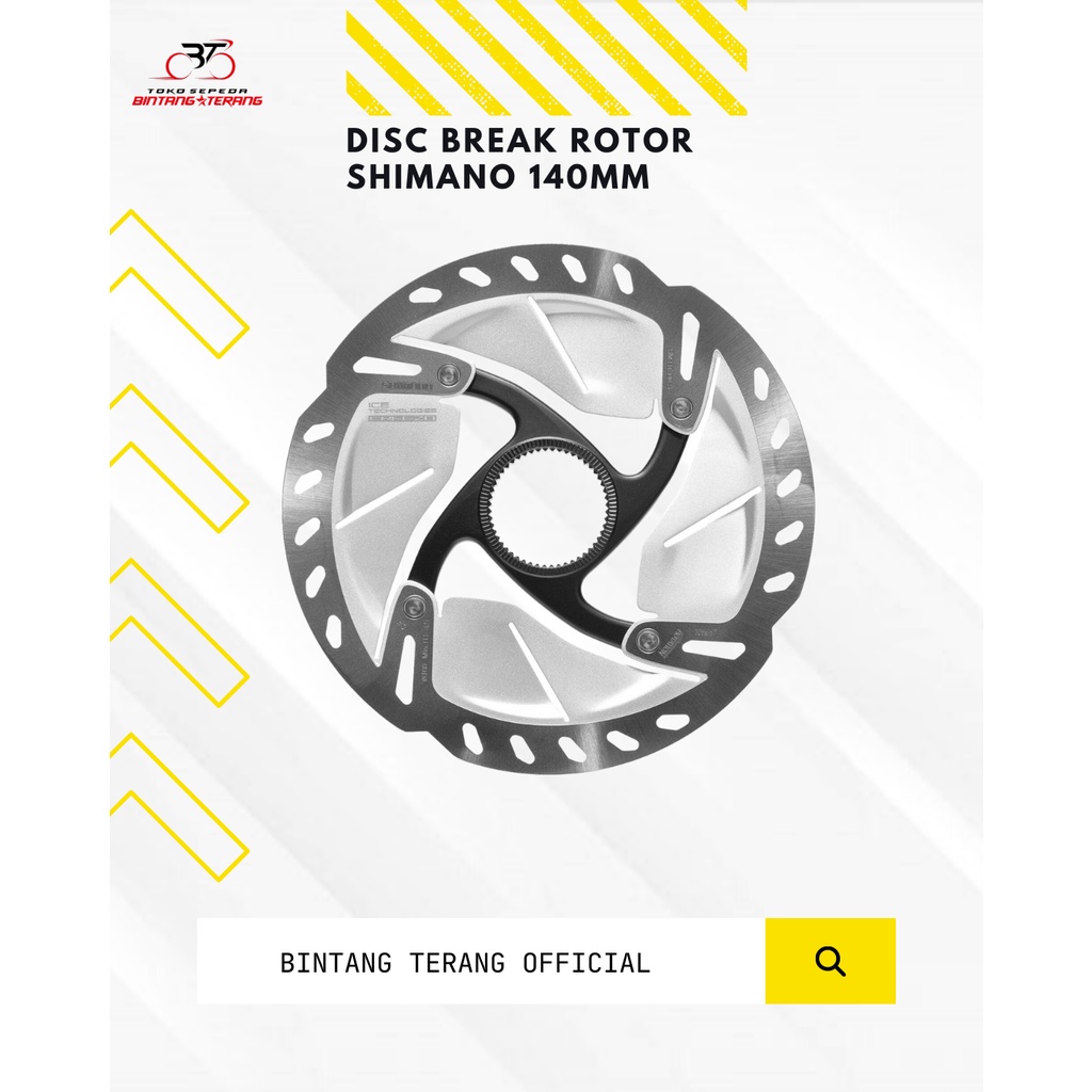 Shimano 140mm Rotor Rem Cakram, Rem Cakram, Rotor Sepeda, Bagian Sepeda, Rotor Cakram Sepeda, Halus 