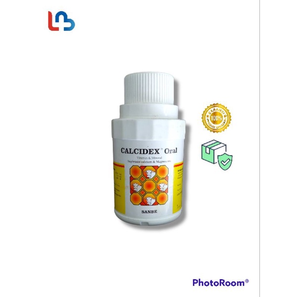 Calcidex oral 100 ml / OBAT SAPI AMBRUK / PENAMBAH KALSIUM SAPI