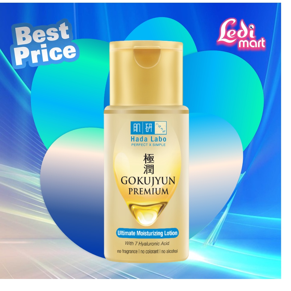ORIGINAL Hada Labo Gokujyun Ultimate Moisturizing Series / Hadalabo Gokujun / Face Wash / Facial Wash / Lotion / Light Lotion / Starter Pack / Cleansing Oil / Milk / LEDI MART