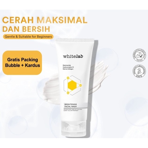 Jual WHITELAB BRIGHTENING FACIAL WASH 100GR | Shopee Indonesia