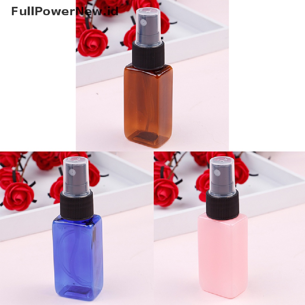 Power 30Ml travel Kosong Plastik Persegi atomizer pump spray Botol Hidrasi ID