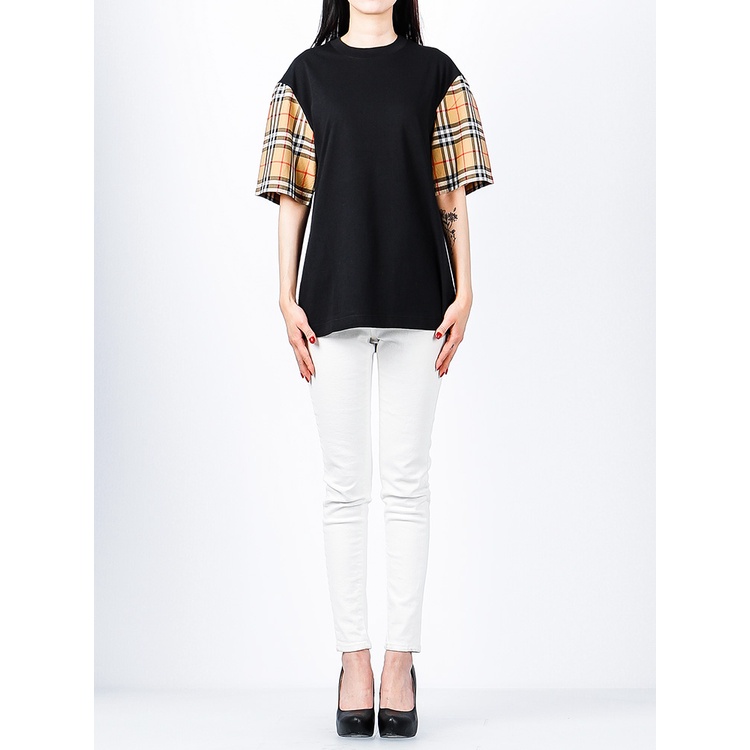 Brberry Carrick Serra Oversize Tee Black 100% Original
