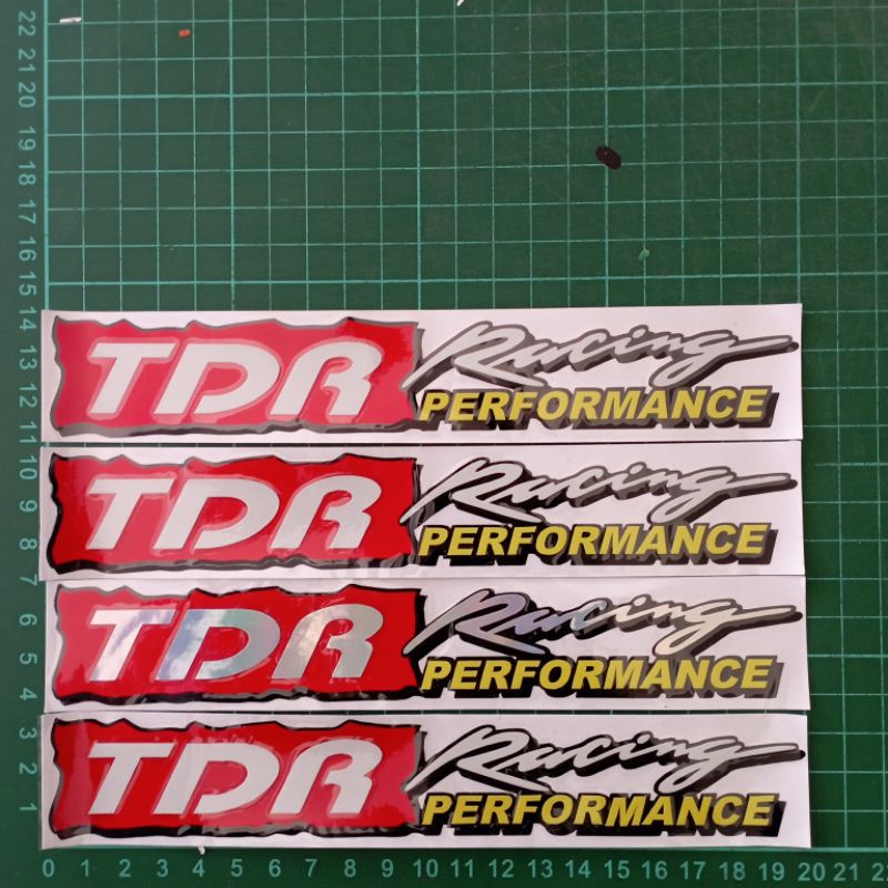 Stiker Cutting TDR Racing Performance