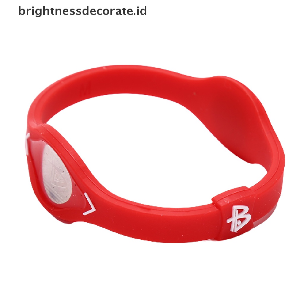 [Birth] Power Balance Energi Gelang Kesehatan Untuk Olahraga Gelang Tangan Ion Silikon Band Hadiah [ID]