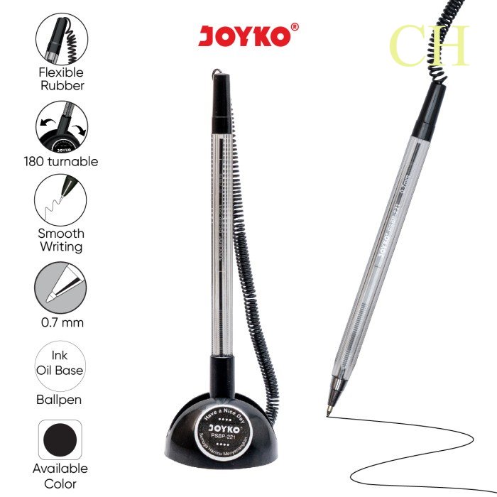 

Pen Stand Pulpen Pena Joyko PSBP-221 0.7 mm