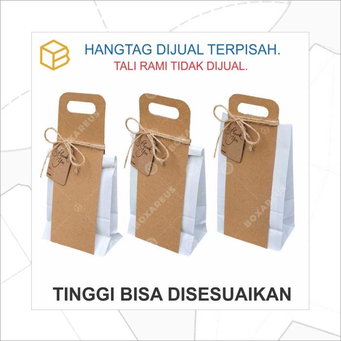 

Paper Bag Kantong Roti Lunch Paperbag Kraft Polos - PBFH2313