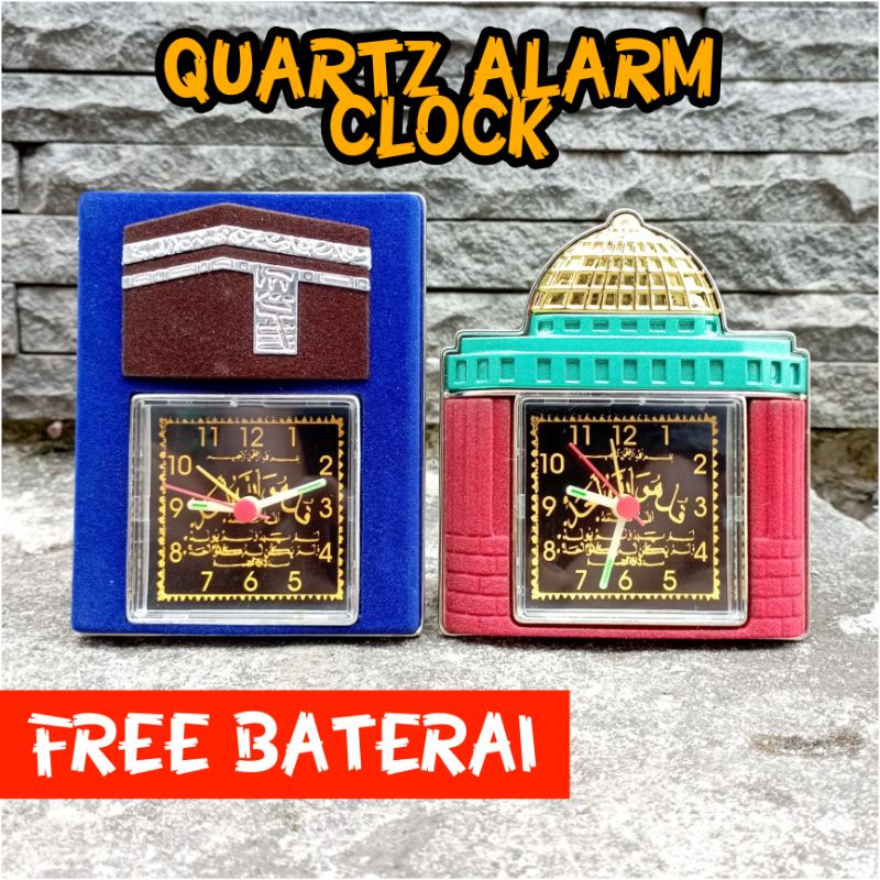 JAM  ALARM CLOCK Jam Weker Jam Masjid Jam Kabah Jam Alarm Clock Dekorasi Islamic Pajangan Kabah Paja