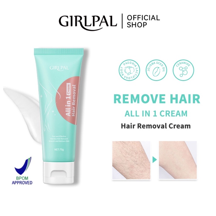 GIRLPAL All In1 Hair Removal Cream 70G