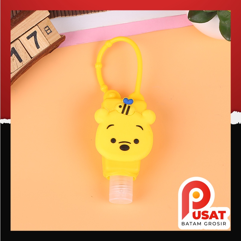 Pusat Batam Grosir - B678 (30 ML) Botol Hand Sanitizer Cartoon / Holder With Empty Bottle/Gantungan 